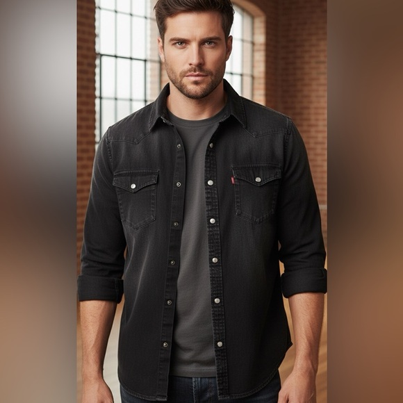 Levi's Other - Levi's Charcoal Shirt Jacket for Men